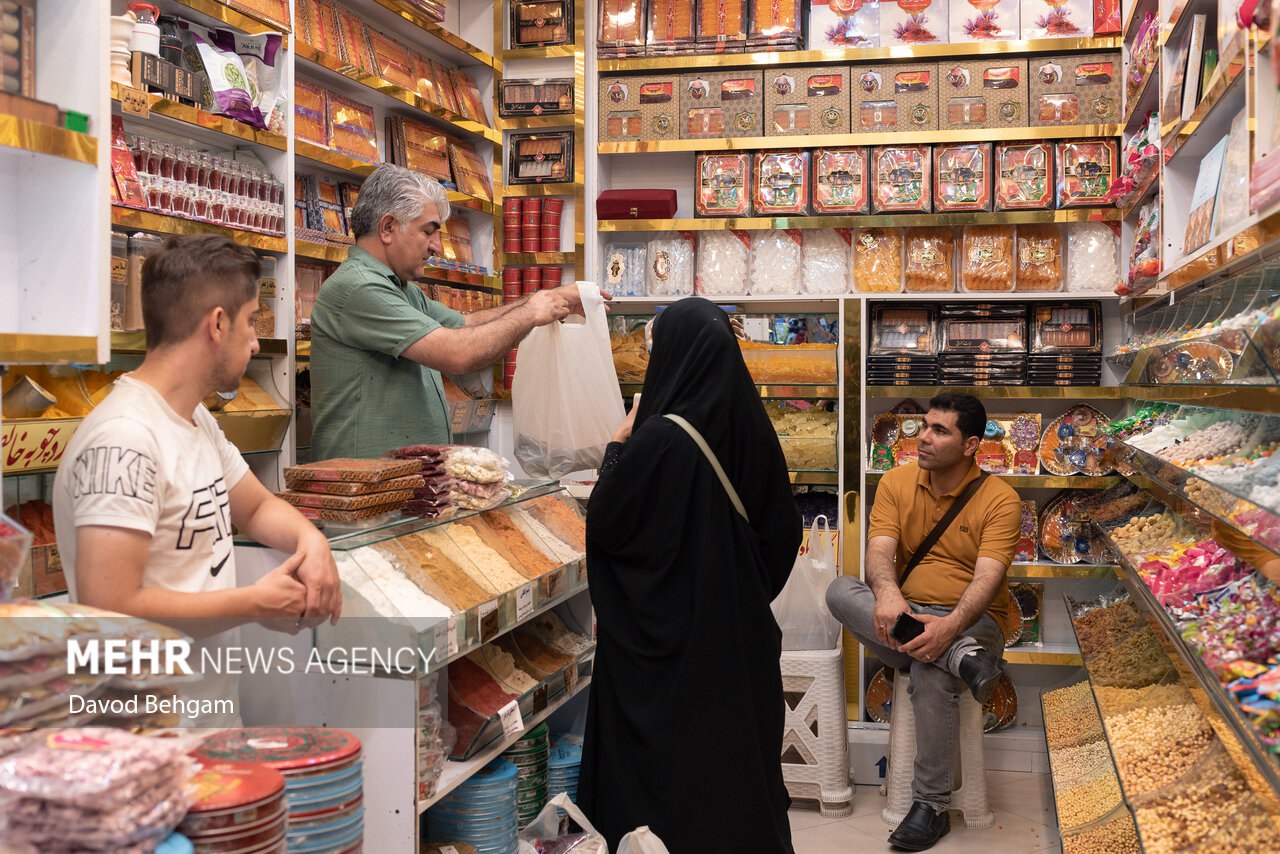 عکس/ پایتخت سوغات ایران در سایه گنبد طلایی