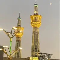 تصاویری زیبا از گلدسته‌های حرم امام رضا(ع) 