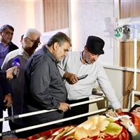 عیادت استاندار سمنان از دانشجویان مصدوم حادثه تلخ اتوبوس / برخورد قاطع با مقصران حادثه