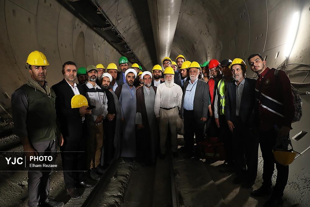 بازدید از خط ۱۰ متروی تهران