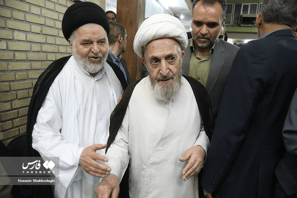 مجلس ترحیم همسر آیت الله سیستانی در قم
