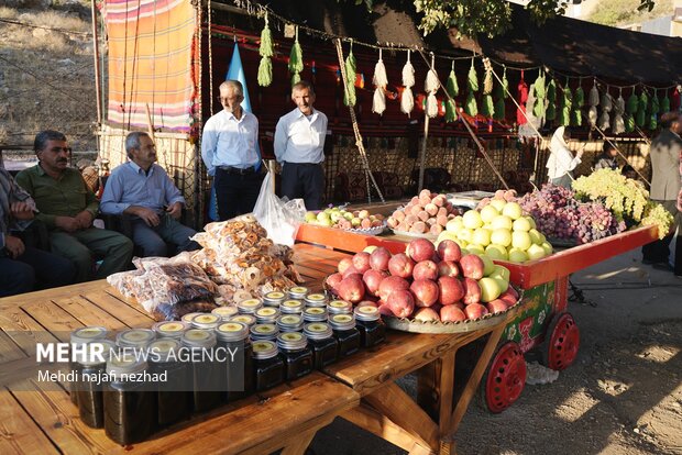 عکس/ جشنواره سیب و انگور سی سخت با حضور وزیر میراث فرهنگی