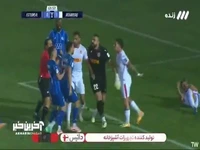 درگیری بین بازیکنان استقلال و المحرق