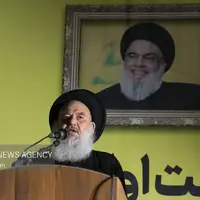 عکس/ بزرگداشت اولین سالگرد شهادت سید حسن نصرالله در مشهد