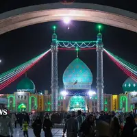 حال و هوای مسجد جمکران در شب میلاد امام حسن عسکری (ع)