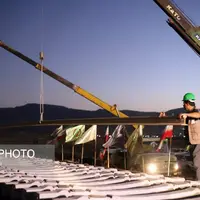 آغاز ریل‌گذاری راه‌آهن کرمانشاه - خسروی