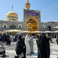 روز میلاد امام حسن عسکری(ع) در حرم امام رضا(ع)