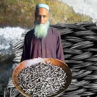 فرآیند تماشایی تولید میلیون ها عدد میخ در کارگاهی در پاکستان