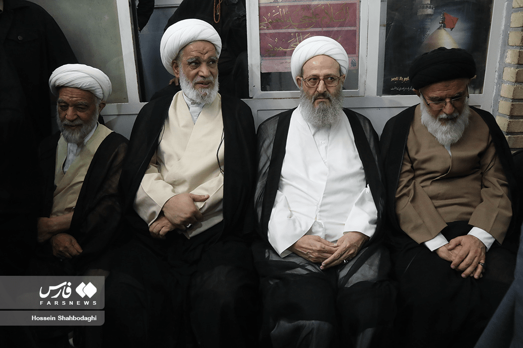 مجلس ترحیم همسر آیت الله سیستانی در قم