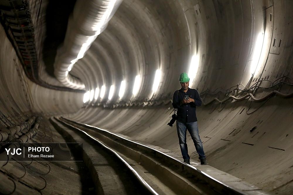 بازدید از خط ۱۰ متروی تهران