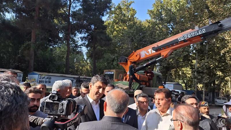 بازدید وزیر ارتباطات از پروژه آزاد راه شهید سلیمانی در کرج