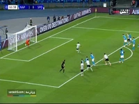 گل اول اسپورتینگ به ناپولی (سوارس)