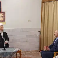 دیدار رئیس مجلس با مراجع تقلید در قم