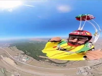 مهارت چترباز جان او را نجات داد