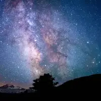 راه شیری در جنگل آدیرونداک
