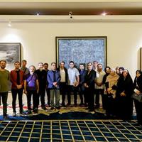 هنرمندان قمی از بیست‌وچهارمین حراج تهران بازدید کردند