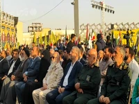 فیلم/ حضور سردار مسجدی و چمران در مراسم بزرگداشت فرماندهان مقاومت