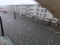 بارش باران شدید در انزلی