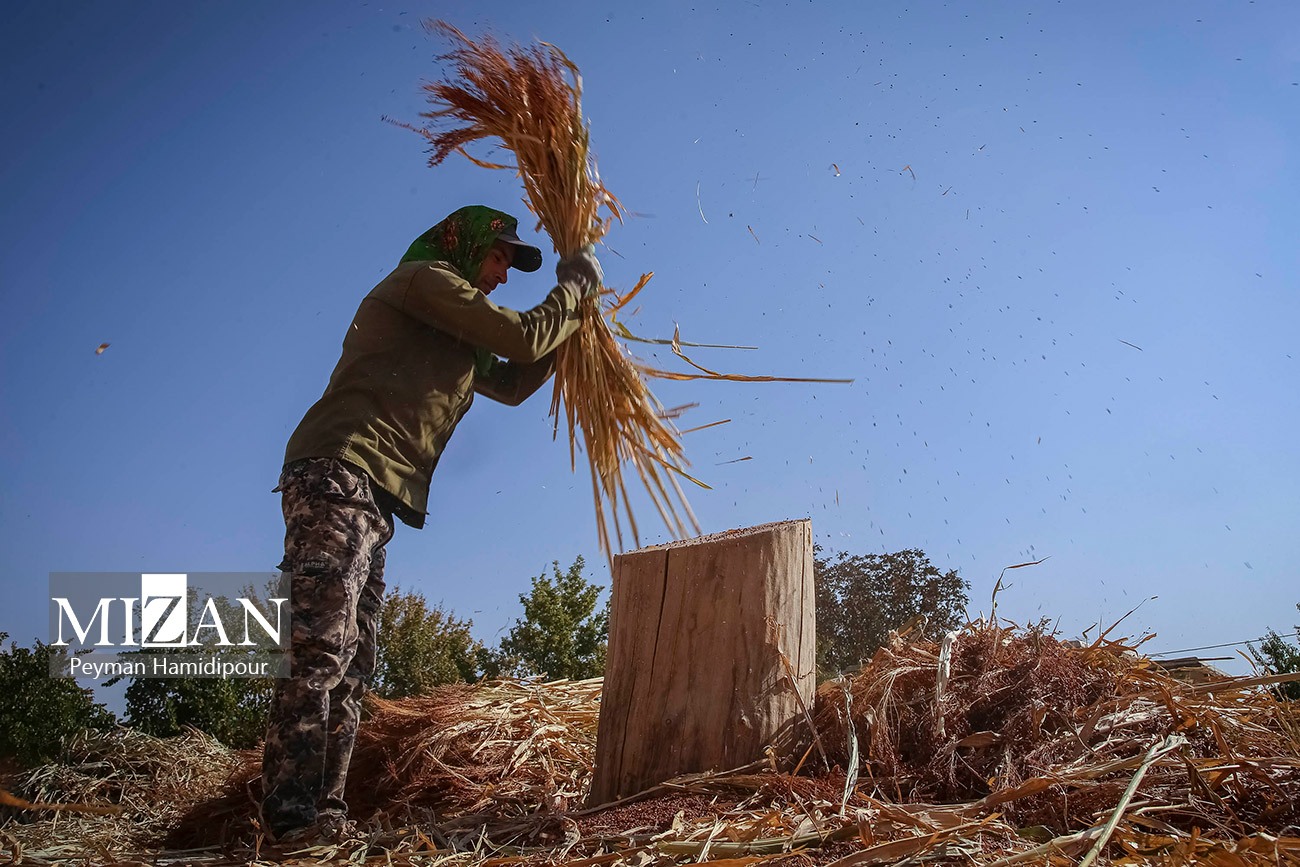 جاروبافی در قطب‌ صنایع دستی خراسان شمالی