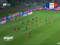 ضربه سر علیپور از روی دروازه گل‌گهر به بیرون رفت