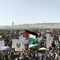 مردم صعده در حمایت از غزه و رد توطئه صهیونیستی-آمریکایی تجمع کردند