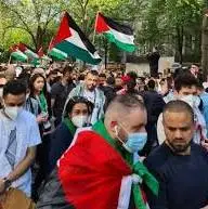 تجمع مردم برلین در حمایت از مردم فلسطین و کاروان صمود