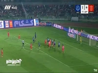 ضربه ایستگاهی پرسپولیس توسط دروازه بان گل گهر دفع شد