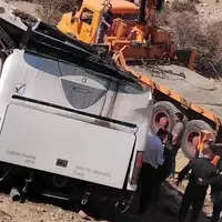 توضیحات پلیس راه درباره احتمال حادثه واژگونی اتوبوس در جاده دماوند-فیروزکوه