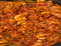 خوراک تن ماهی غذایی راحت و خوشمزه برای شام