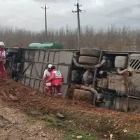 سقوط اتوبوس به دره در جاده دماوند؛ 4 نفر کشته شدند 