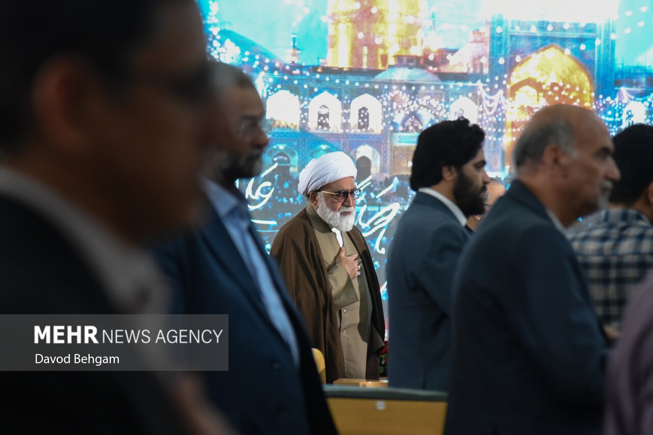 عکس/ آیین بزرگداشت استاد محمود فرشچیان در مشهد