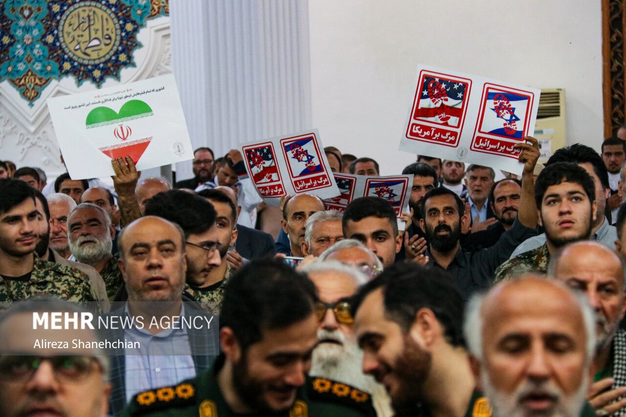 عکس/ مراسم اولین سالگرد شهادت سیدحسن نصرالله در رشت