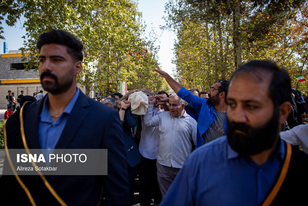 عکس/ تشییع پیکر دانشجوی فقید «محمدامین کلاته»