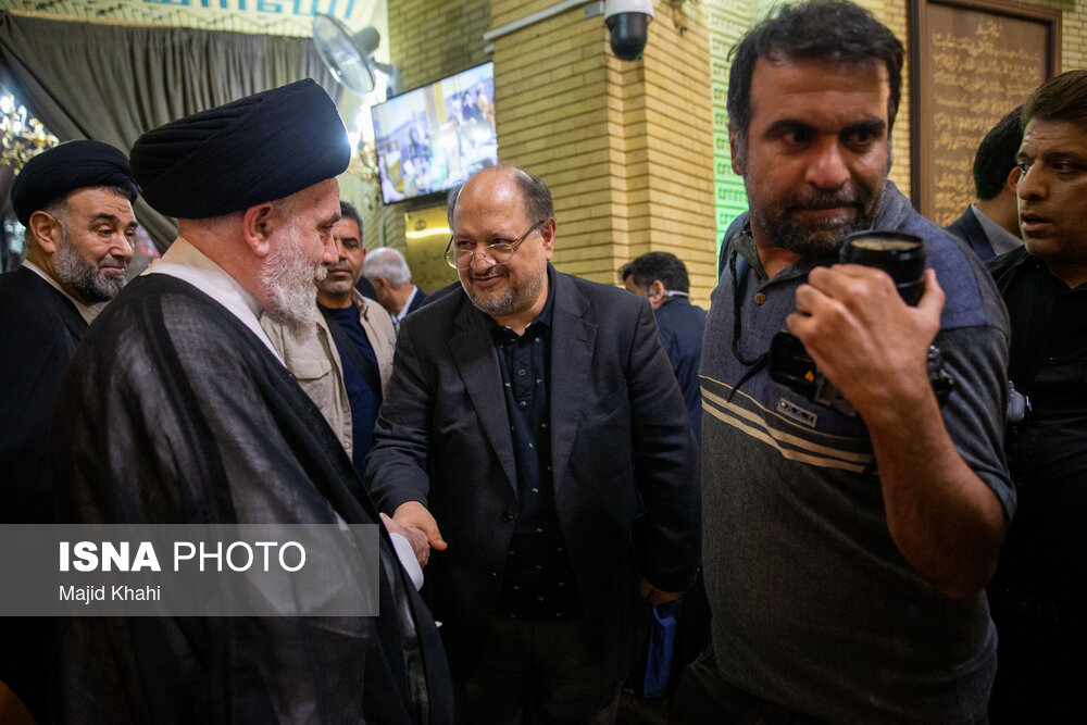 عکس/ مراسم ختم همسر آیت‌الله سیستانی در تهران