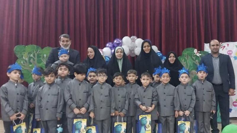 شکوفایی غنچه‌های البرز؛ جشن پرشور نوآموزان پیش‌دبستانی