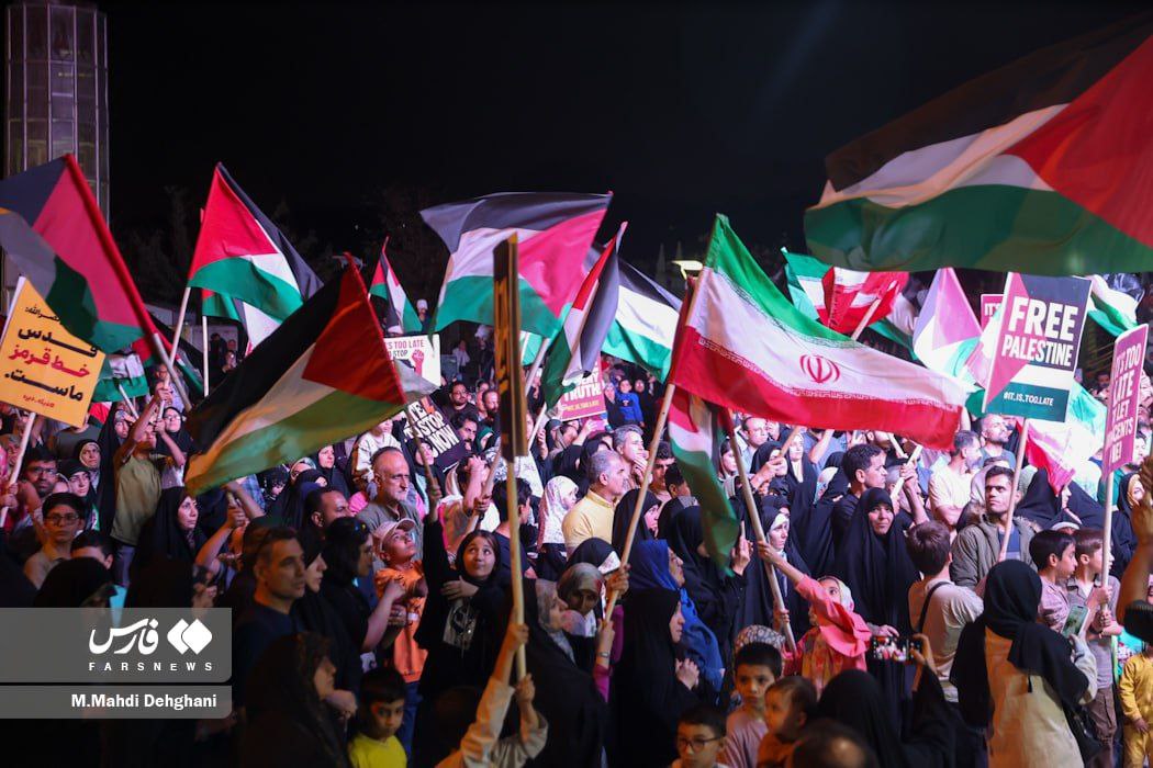 عکس/ سومین اجتماع سراسری فریاد فلسطین
