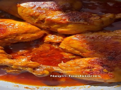 زرشک پلو با مرغ مجلسی رو‌ اینجوری درست کن