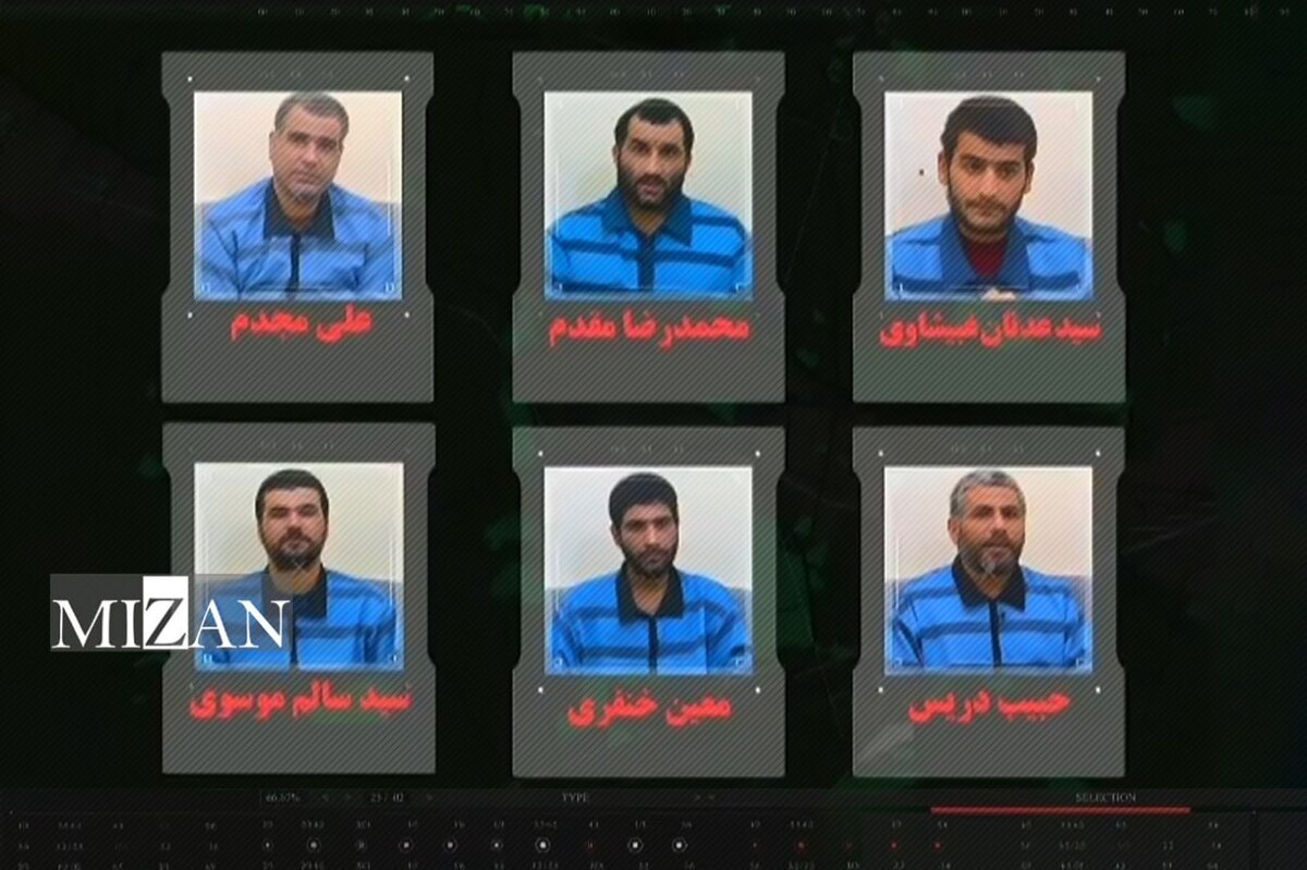 تصاویر ۶ تروریست تجزیه‌طلب وابسته به رژیم صهیونیستی