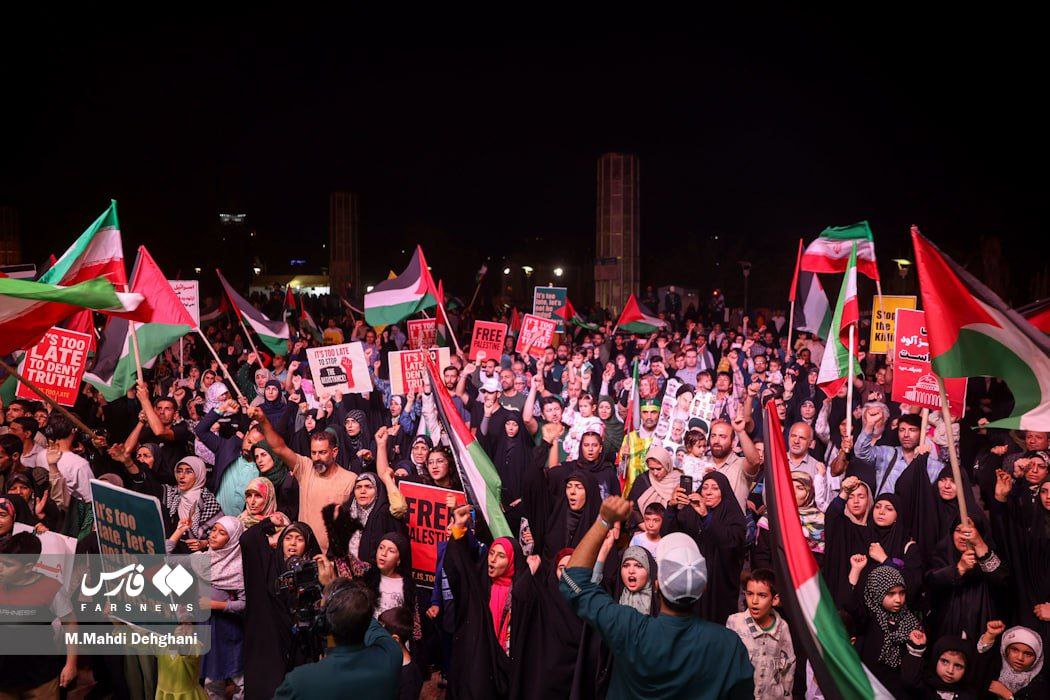 عکس/ سومین اجتماع سراسری فریاد فلسطین