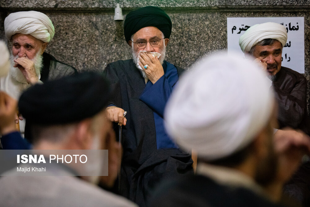 عکس/ مراسم ختم همسر آیت‌الله سیستانی در تهران