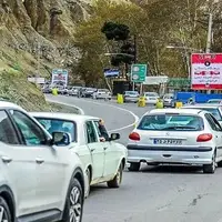 جاده چالوس یک‌طرفه شد؛ ترافیک در هراز