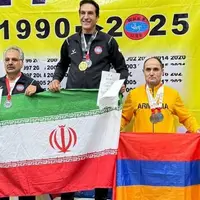 مدال‌آوری عضو سابق تیم ملی کاراته در ۶۱ سالگی