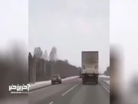 وقتی بدون فکر سبقت میگیری همین میشه!