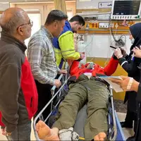 رئیس سازمان امداد و نجات از مصدومان حادثه اشترانکوه عیادت کرد