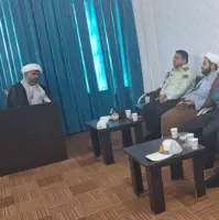 عکس/ مشکلی که فرمانده انتظامی بهمئی از آن نزد امام جمعه سخن گفت
