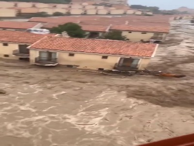 سیل وحشتناک در بورگاس بلغارستان