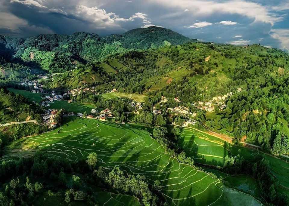 «زمیدان»، یکی از زیباترین روستاهای استان گیلان