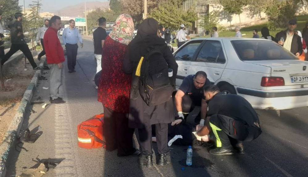 یک کشته و ۳ زخمی در تصادف بزرگراه شهید آبشناسان