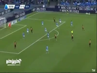 گل اول جنوا به ناپولی توسط جف اخاتور در دقیقه 33