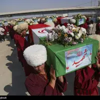 عکس/ بازگشت پیکر ۴۴ شهید از مرز شلمچه به کشور